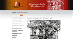 Desktop Screenshot of menschenrechtszentrum.de