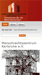 Mobile Screenshot of menschenrechtszentrum.de