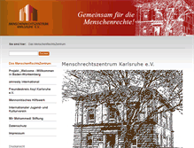 Tablet Screenshot of menschenrechtszentrum.de